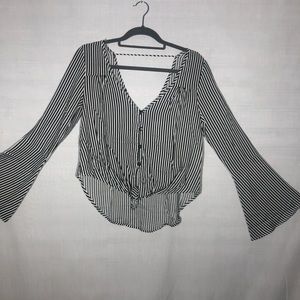 PACSUN Stripped Button Up